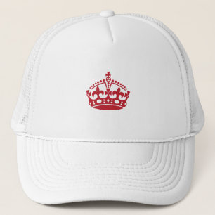 Boné Keep calm red victory crown