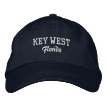 Key West Florida Boridered Baseball Hat