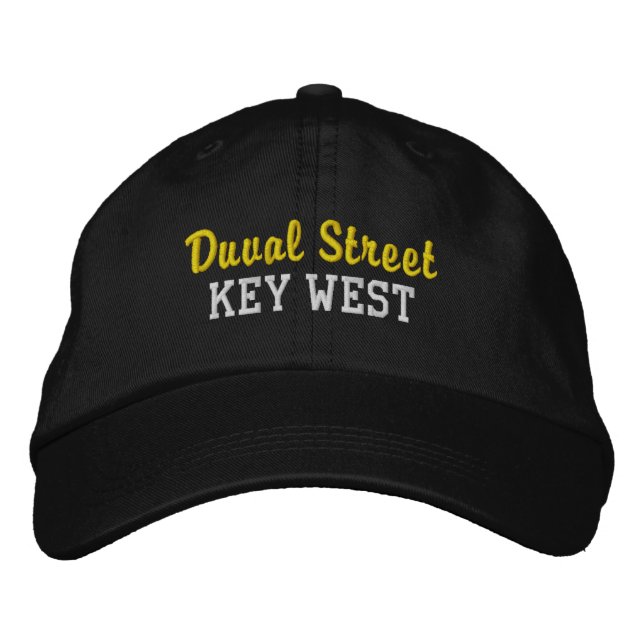 Boné Key West Florida Boridered Baseball Hat (Frente)