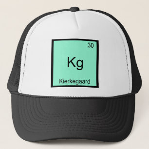 Boné Kg - Kierkegaard Elemento Divertido Símbolo Químic