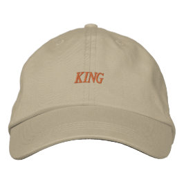 Boné Khaki Royalty com "King" Flair