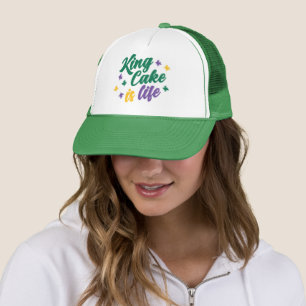 Boné King Cake é a vida