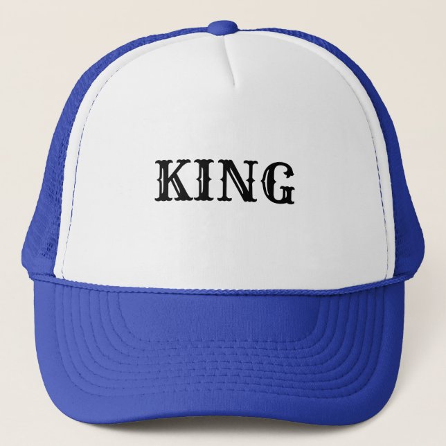 Boné King Cap Texto Personalizado Caminhoneiros Bo (Frente)