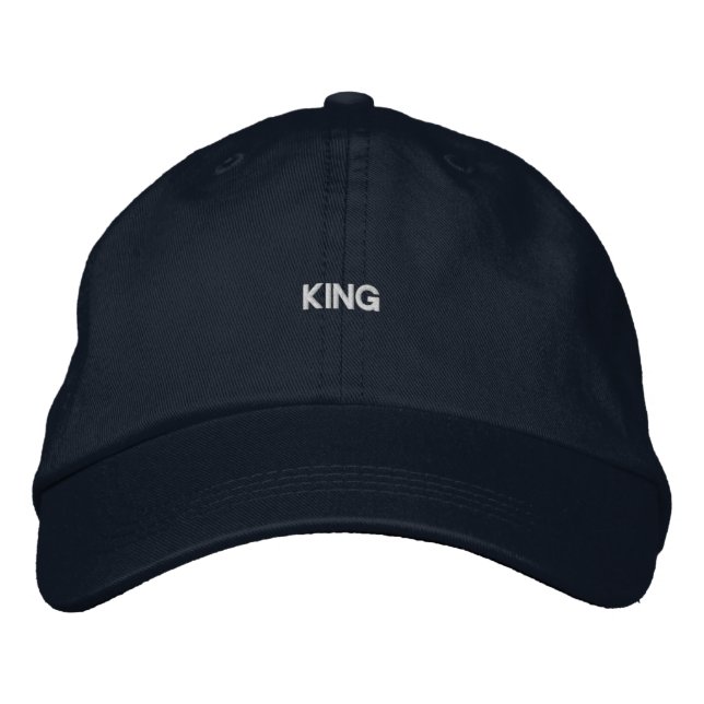 Boné KING Custom algodão macio com alça ajustável  (Frente)