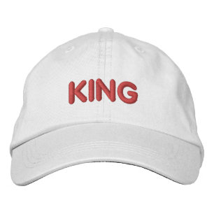 Boné King Text Handsome Hair Accessories for Men's Boys