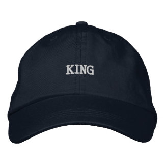 Boné KING Texto impresso Nome Acessórios para cabelo Ch