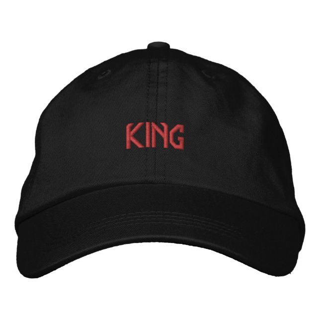 Boné KING Texto Sedutor Quente Belo Fino-Chapéu (Frente)