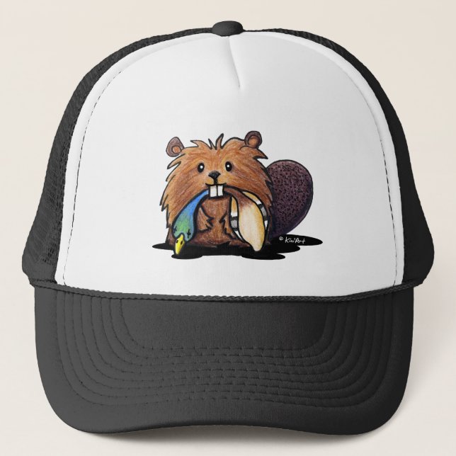 Boné KiniArt Chapéu de Castor Fofo (Frente)