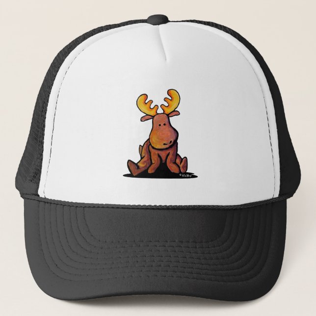 Boné KiniArt Moose Trucker Hat (Frente)
