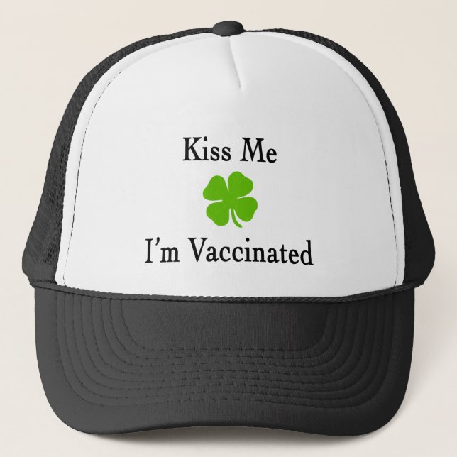 Boné Kiss Me Im Vaccinated (Frente)