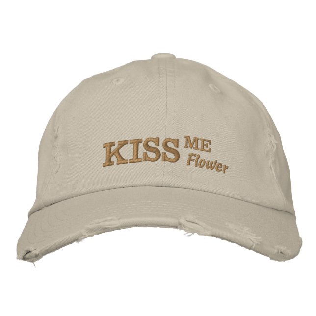 Boné KISS ME retro Hat, fashion / Fun Party trucker cap (Frente)