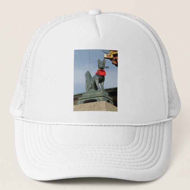 Boné Kitsune キ ツ ネ (Fox) com Key in Mouth (Frente)