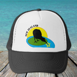 Boné Kiwi - Neozelandês Bird & Bro Fashion/Trucker Hat