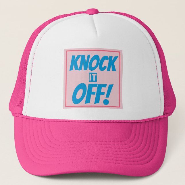Boné KNOCK IT OFF Trucker Hat  (Frente)