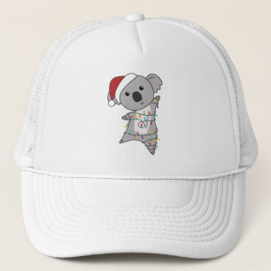 Boné Koala Christmas Snow Winter Animais Koalas