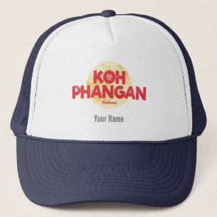 Boné Koh Phangan com a ilha de colheita de lua Tailândi