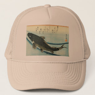 Boné Koi (carpa) - impressão japonês dos peixes de