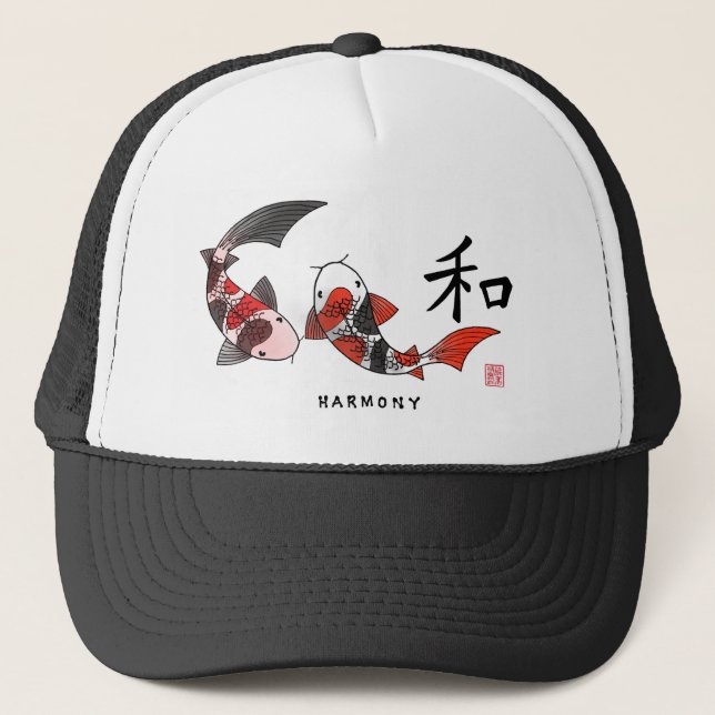 Boné Koi Fish Harmony Hat (Frente)