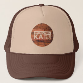 Boné Konymoi "Caixa ijol Yesu ka imito kuc" Trucker Hat