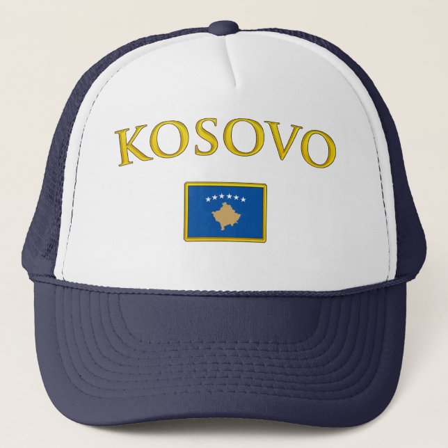 Boné Kosovo dourado (Frente)