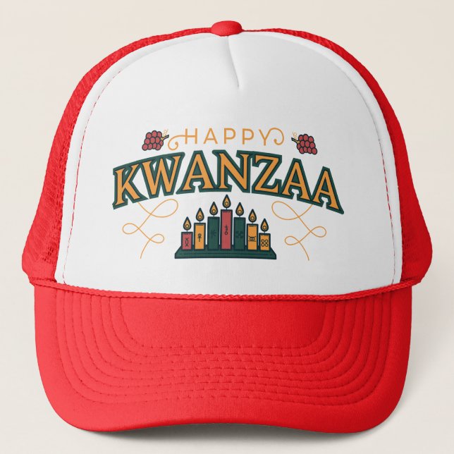 Boné Kwanzaa Feliz (Frente)