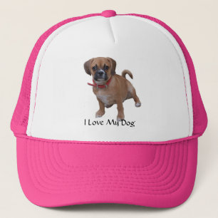 Boné l1, eu amo meu cão