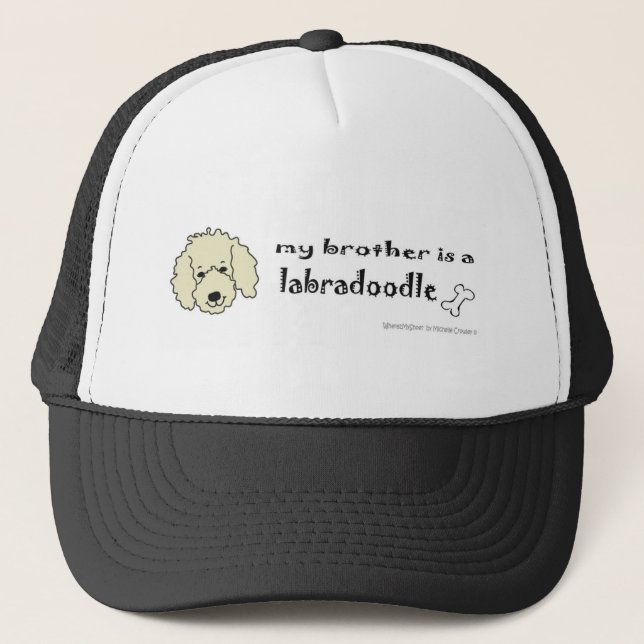 Boné LabradoodleIrmãoAmarelo (Frente)