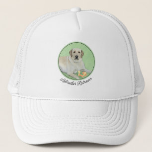 Boné Labrador Amarelo - Impressão de Retriever e Tênis