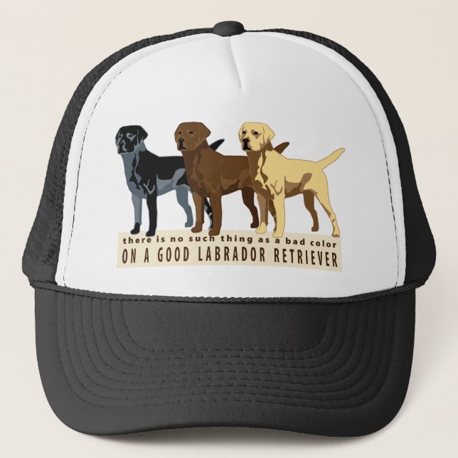 Boné Labrador retriever 3 cores (Frente)