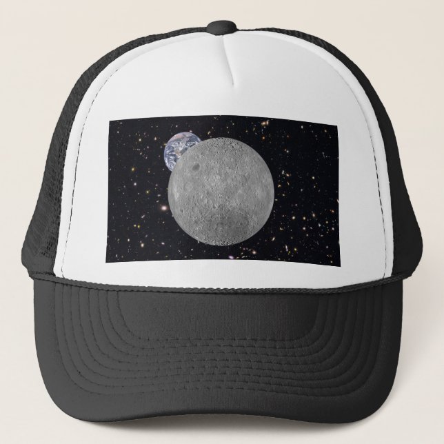 Boné Lado escuro ou extremo do céu estrelado da Lua (Frente)