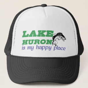 Boné Lago Huron é meu lugar feliz