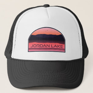 Boné Lago Jordan North Carolina Red Sunrise