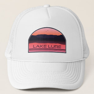 Boné Lago Lure North Carolina Red Sunrise
