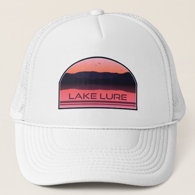Boné Lago Lure North Carolina Red Sunrise (Frente)