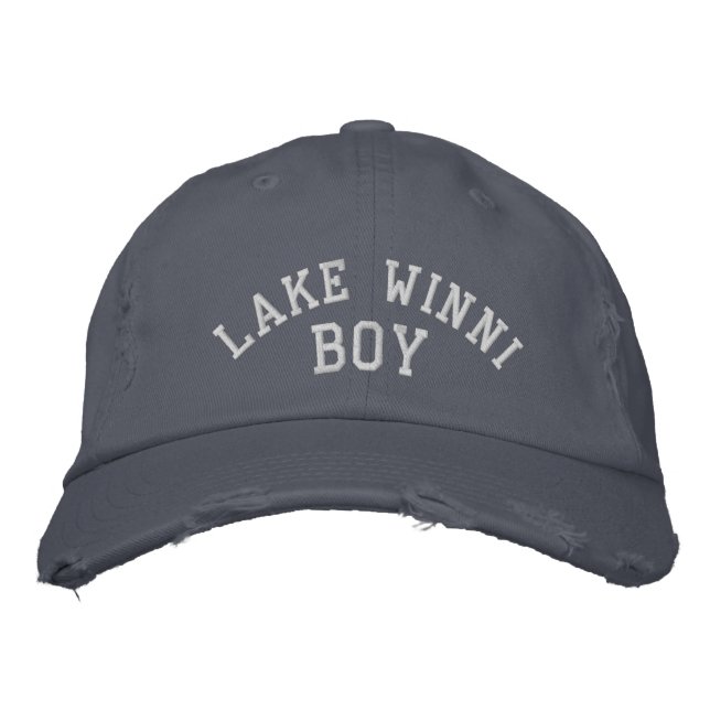 Boné Lago Winnipesaukee: LAKE WINNI BOY Custom Hat (Frente)