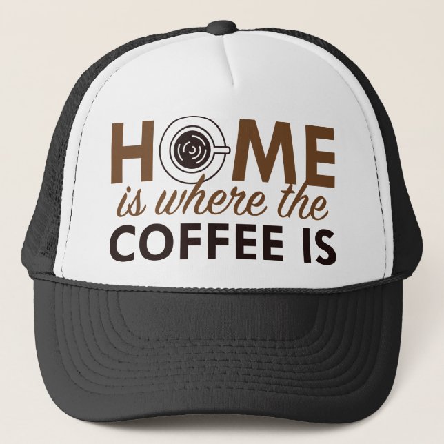 Boné Lar É Onde Está O Café (Frente)