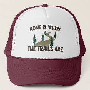 Boné Lar É Onde Os Trilhos Estão Caminhando