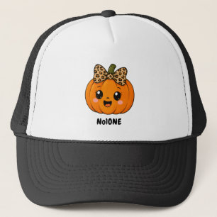 Boné Laranja Bonito Pequena Abóbora Halloween Personali