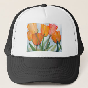 Boné Laranja Citrus Tulips