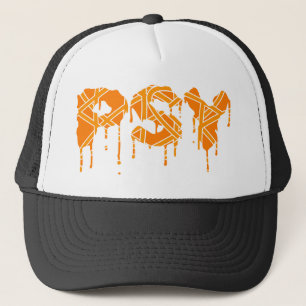 Boné Laranja do chapéu de Psy