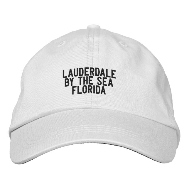 Boné Lauderdale Por Sea Florida Hat (Frente)