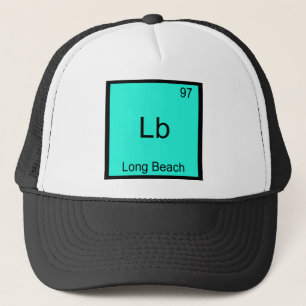 Boné Lb - Camiseta Símbolo Químico da Cidade de Long Be