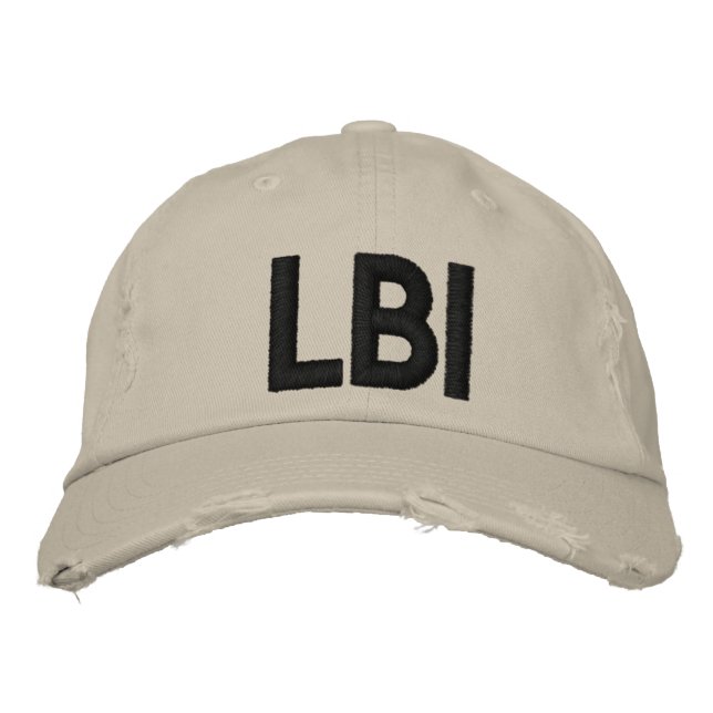 BONÉ LBI HAT LONG BEACH ISLAND NEW JERSEY 08008 (Frente)