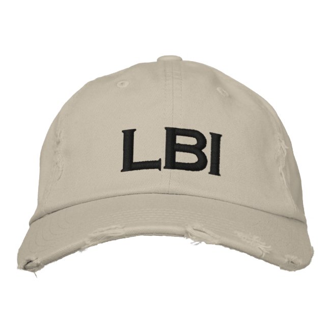 BONÉ LBI HAT LONG BEACH ISLAND NEW JERSEY 08008 (Frente)