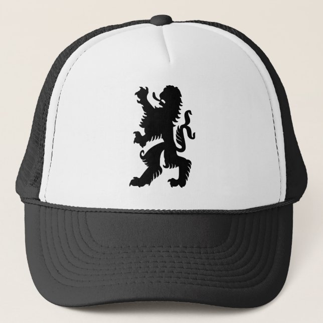 Boné Leão Bávaro Preto (Frente)