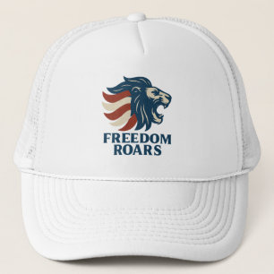 Boné Leão Patriótico Liberdade Rugindo