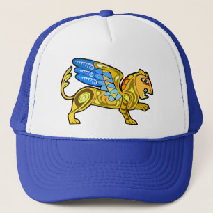 Boné Leão voado medieval Gryphon