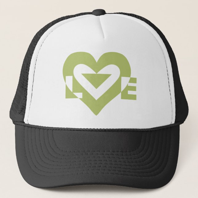 Boné Legal Amor Gráfico, Sage Green (Frente)
