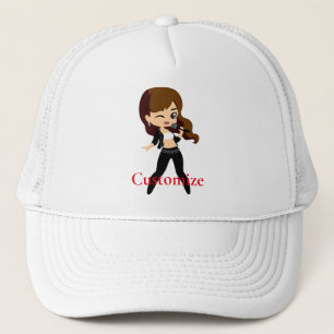 Boné Legal garota canta Karaoke Thunder_Cove