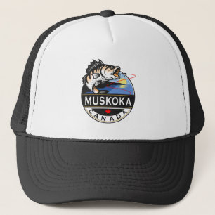 Boné Legal Muskoka Canadá pescando no exterior